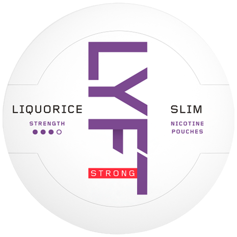 lyftlicorice,VELO (LYFT) Liquorice Strong Slim