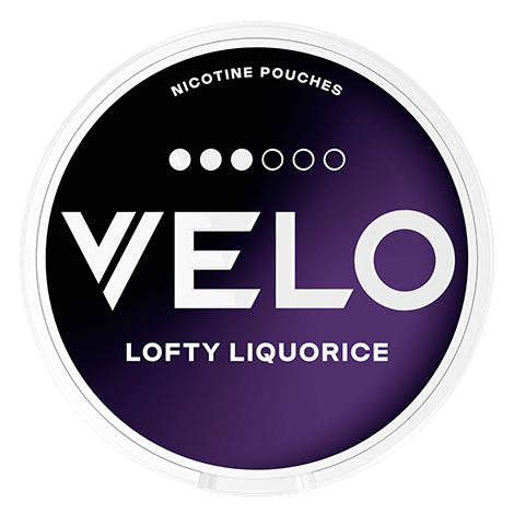 VELO Lofty Liquorice Strong Nicotine Pouches