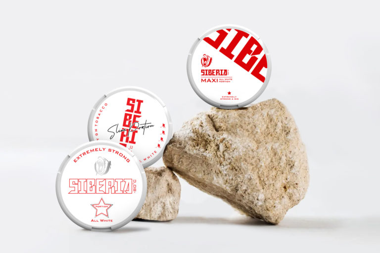 Siberia All-White Portion Extremely Strong Snus