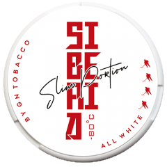 Siberia All-White Portion Extremely Strong Snus Slim