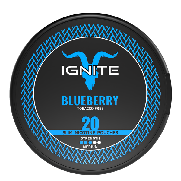 Ignite Blueberry Nicotine Pouches by Dan Bilzerian