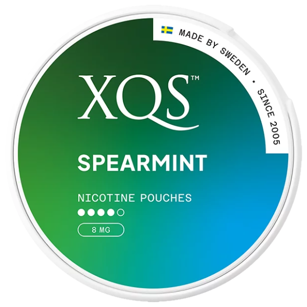 XQS Spearmint Wintergreen Nicotine Pouches