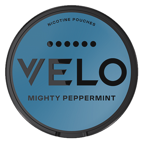 Velo Might Peppermint Freeze MAX Nicotine Pouches