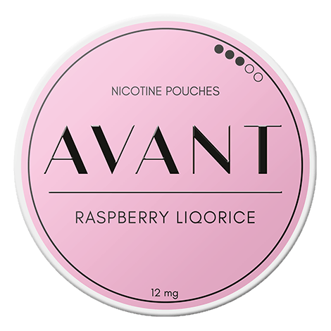 Avant Raspberry Liqorice Nicotine Pouches