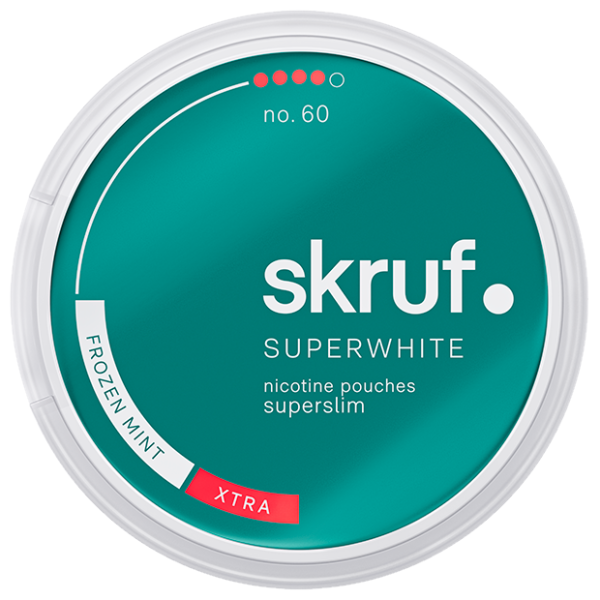 Skruf Superslim Frozen Mint no.60 Nicotine Pouches