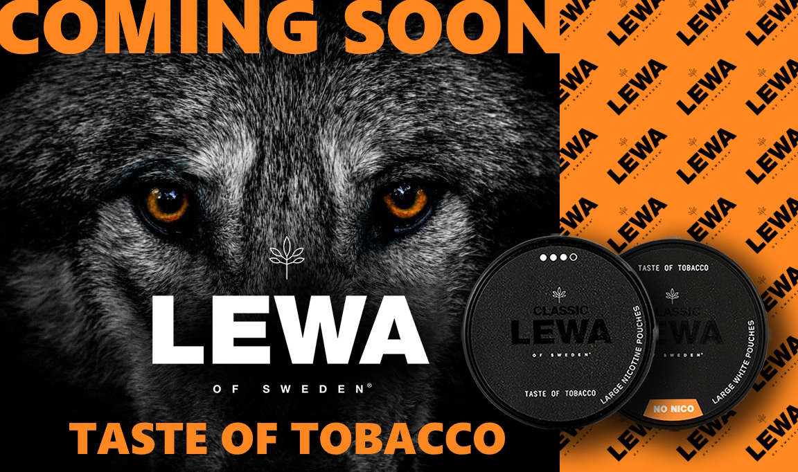 LEWA taste of tobacco nicotine pouches