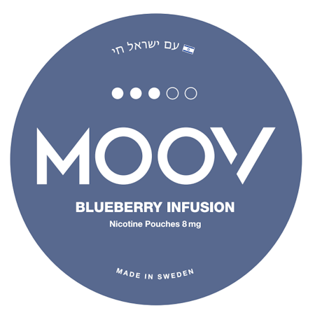 Moov Blueberry Infusion Nicotine Pouches