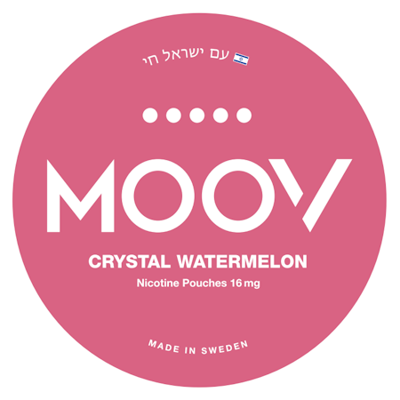 Moov Crystal Watermelon Nicotine Pouches