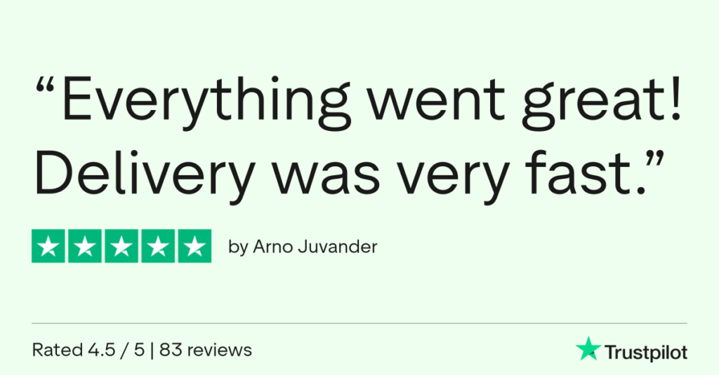 Trustpilot Review Arno Juvander