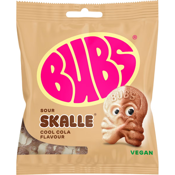 Bubs Cool Cola Skulls Swedish Candy